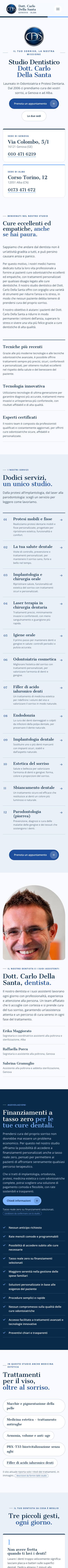 Il nuovo sito su smartphone
